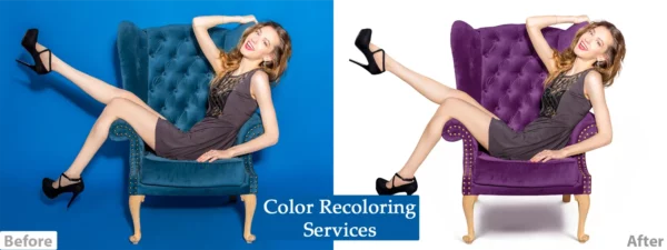 Recoloring Elements Photo Editing Services