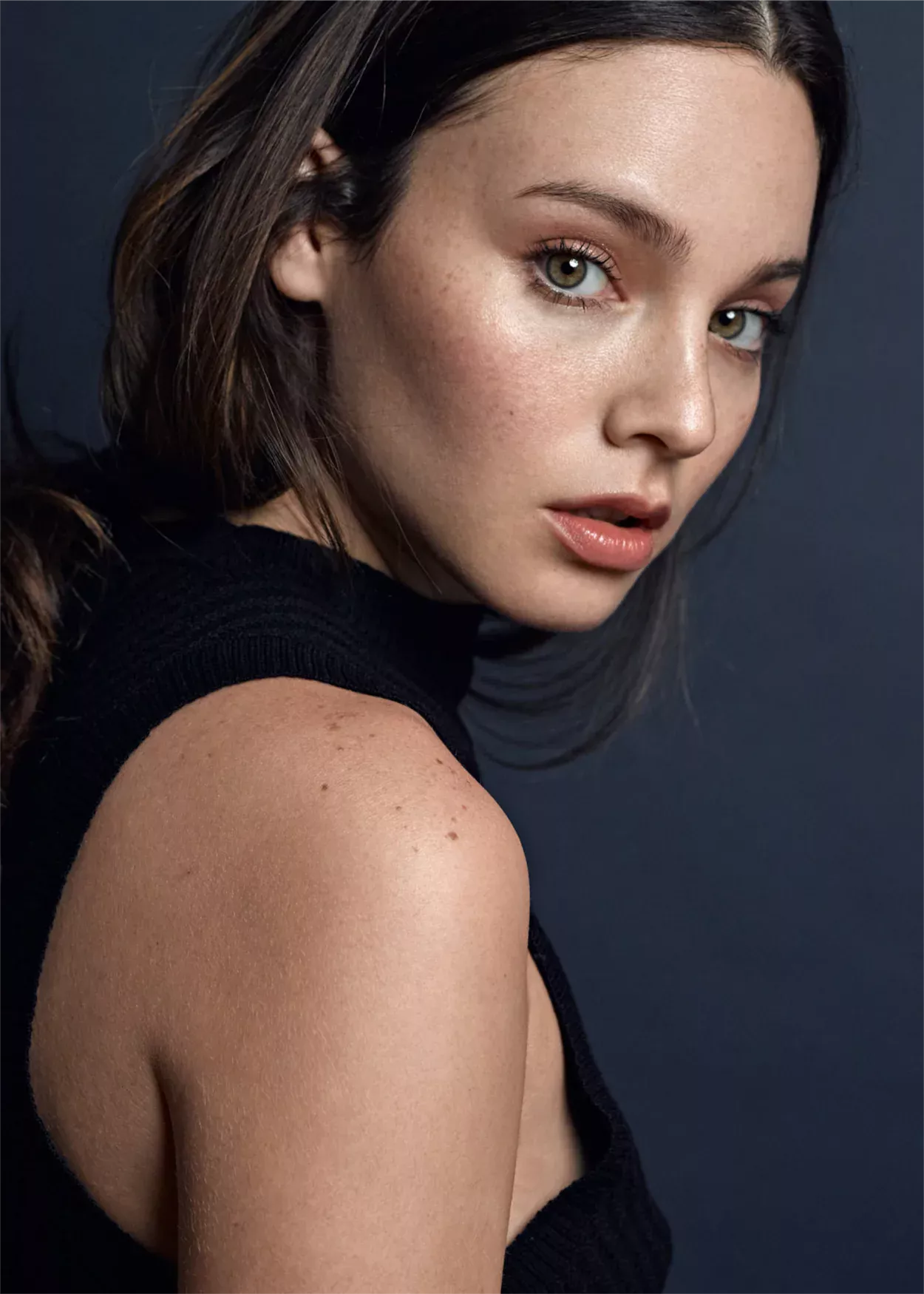 Professional hair retouching before