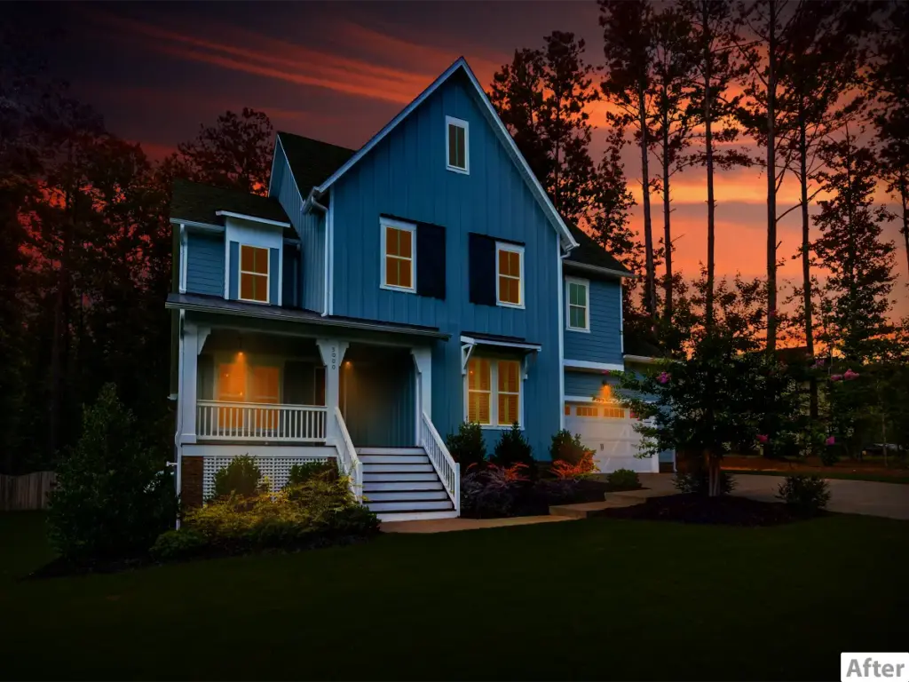 Real Estate Photo Editing Service-Twilight Conversion After 1