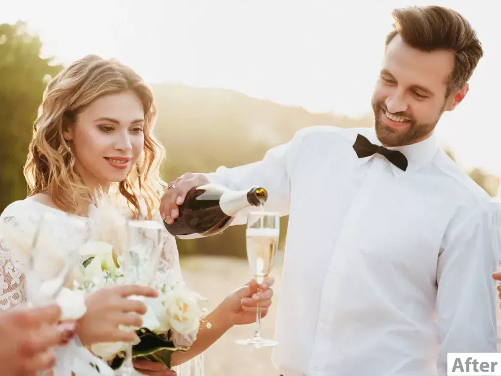 Wedding photo editing After 1